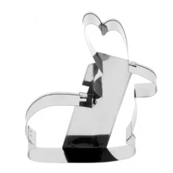 Emporte-pièce lapin de pâques assis inox