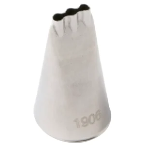 Douille inox vagues
