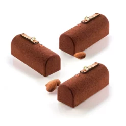 Moule 9 bûchettes silicone platinium – 83 ml