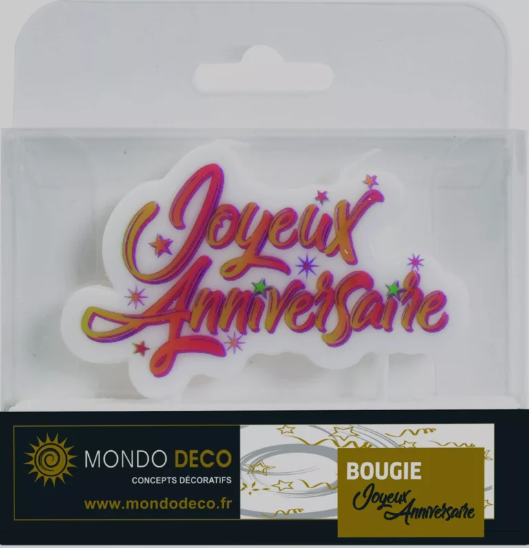 Bougie Joyeux Anniversaire