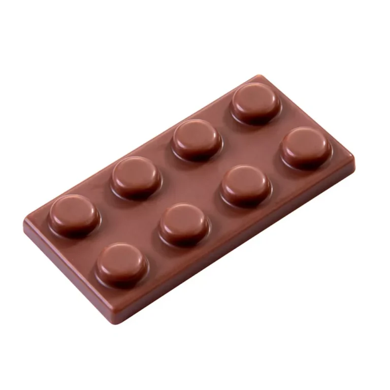 Plaque chocolat bonbons "légo"