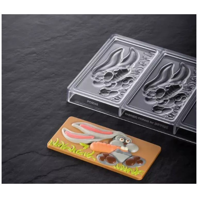 Moule pour tablettes lapin de pâques