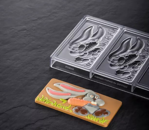 Moule pour tablettes lapin de pâques