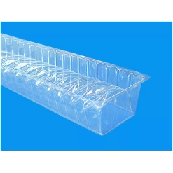 Gouttière à bûche torsade 12pcs