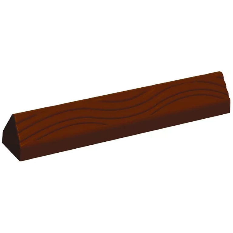 Gouttière à bûche triangle marbrée 12pcs