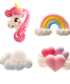 Décorations en sucre Licorne - Décorations pour gâteaux et cupcakes
