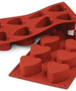 Moule cœurs en silicone Silikomart SF040 Tille