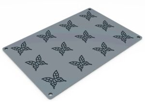 MOULE EN SILICONE PAPILLONS PM 40X39X2 GG051 MYTILLE PAVONI