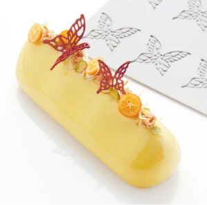 MOULE EN SILICONE PAPILLONS PM 40X39X2 GG051 MYTILLE PAVONI