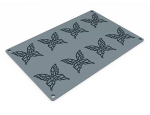 MOULE EN SILICONE PAPILLONS GM 60X58X2 GG050 PAVONI MYTILLE