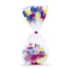 Sachets d’anniversaire Happy Birthday x25 MONTEREY MYTILLE E1PPIFUN1022