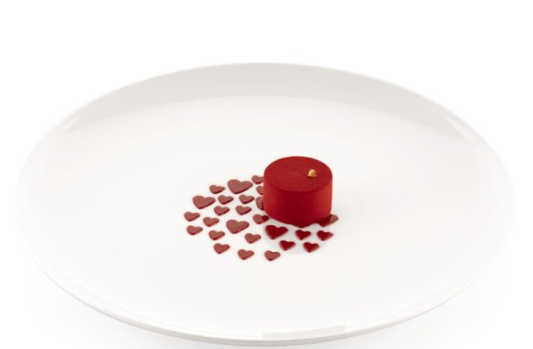 Pochoir cœur en silicone