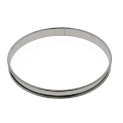 Cercle à tarte lisse INOX - hauteur 2 cm