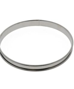 Cercle à tarte lisse INOX - hauteur 2 cm