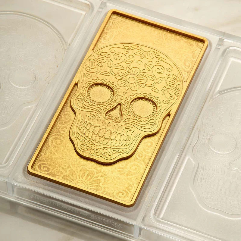 Moule chocolat tête de mort Calaca PC5068 Pavoni MyTille