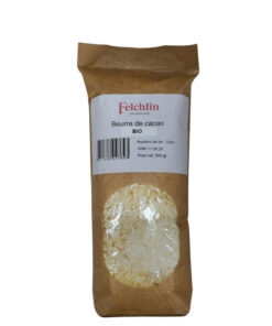 Beurre de cacao bio Felchlin - 500gr Tille