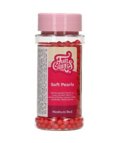 perles molles rouges f51820 FUNCAKES Tille