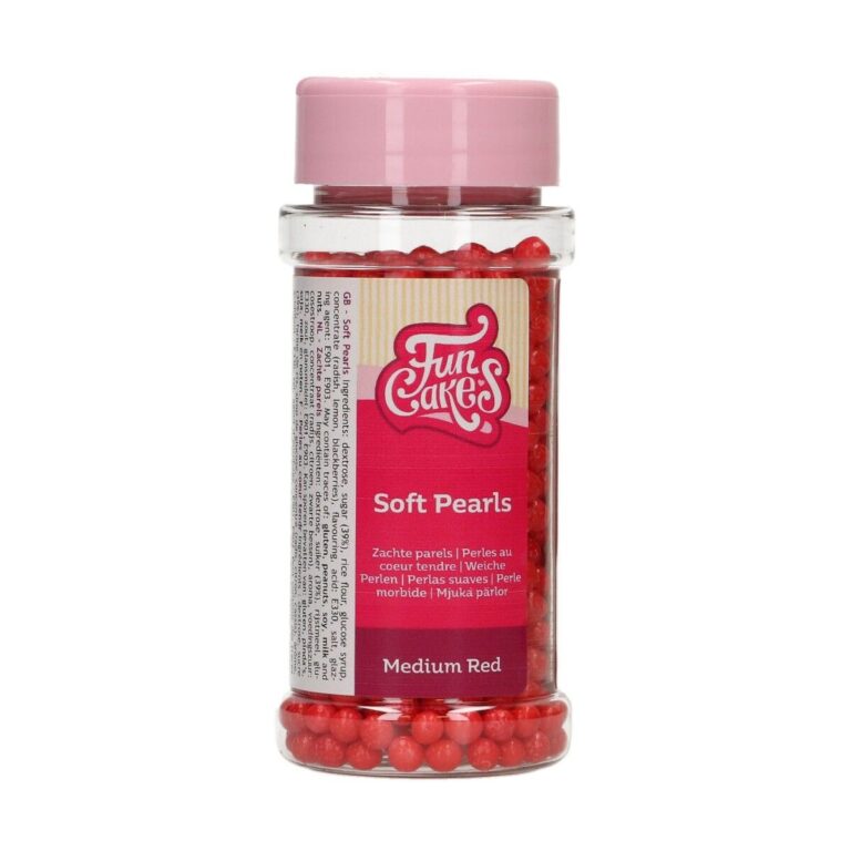 perles molles rouges f51820 FUNCAKES Tille