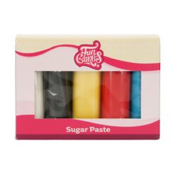 Pâte à sucre couleurs primaires FUNCAKES F20360 Tillle