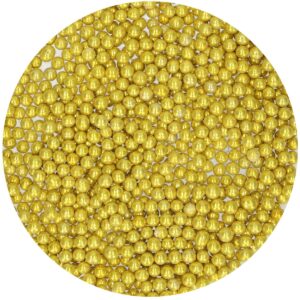 Perles de sucre dorées métallisées f51650 Tille