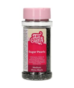 Perles de sucre noires brillantes f51680 Tille