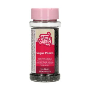 Perles de sucre noires brillantes f51680 Tille