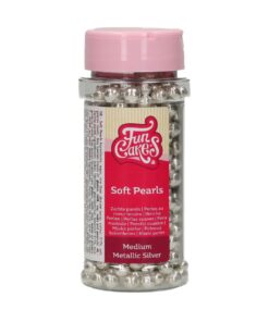 Perles souples argentées f51785 FUNCAKES Tille