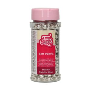 Perles souples argentées f51785 FUNCAKES Tille