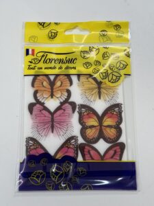 Papillons marrons assortis en azyme – 40x50 mm AZYPAPIM12 Tille