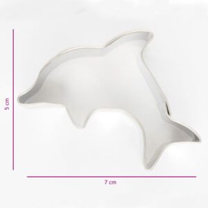 Emporte-pièce Dauphin en inox – 7 x 5 cm K022028 Tille