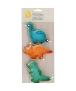 Ensemble de 3 emporte-pièces dinosaures Wilton – 6 x 5 cm 129001764 Tille