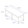Table de travail Inox 2000 mm Simple MyTille