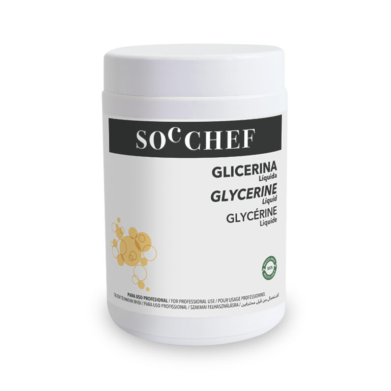 Glycérine liquide 1 kg SOC CHEF – émulsifiant et anti-cristallisant 14-8192