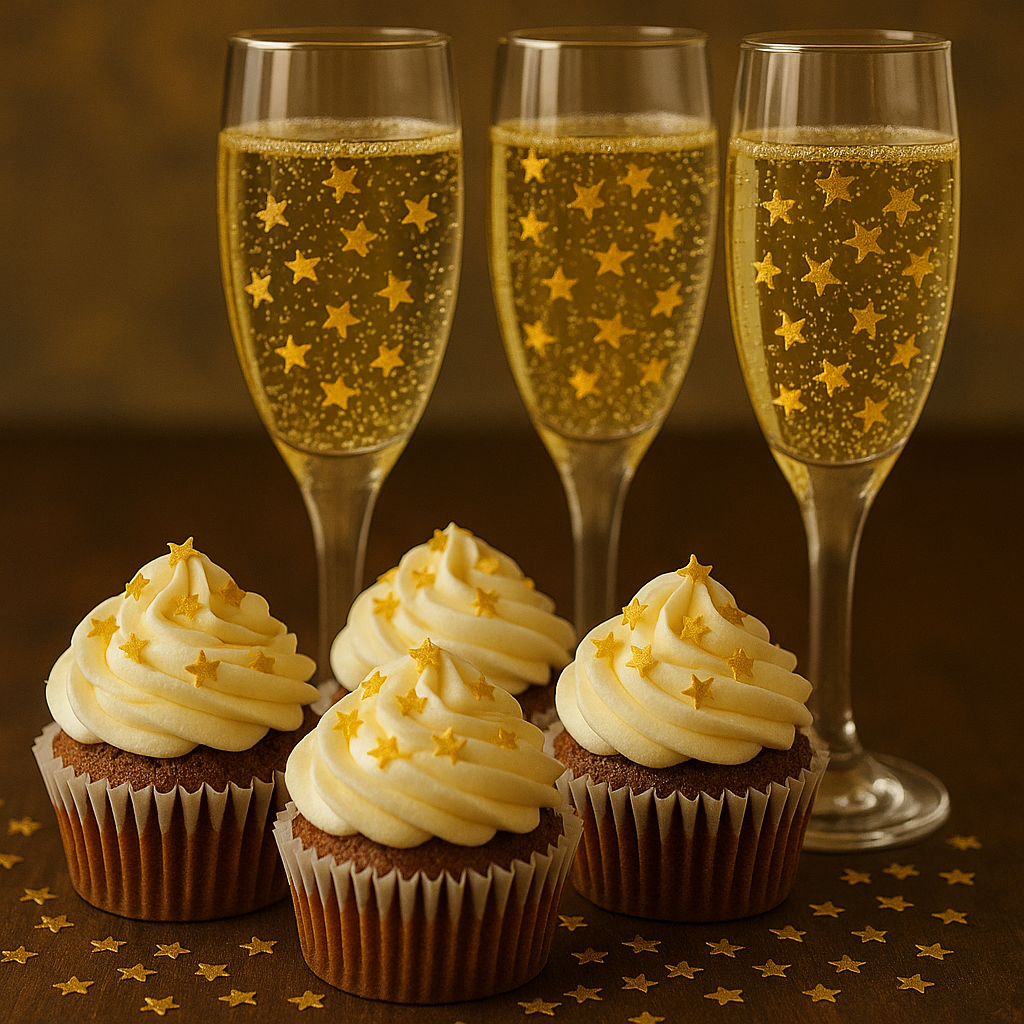 étoiles comestibles dorées Rainbow Dust RD0030