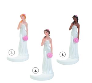 Figurine mariée femme seule 45002 45004 45006