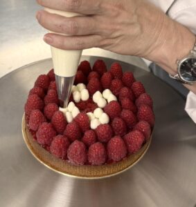 Recette tarte framboise by Delphine Kern - Tille