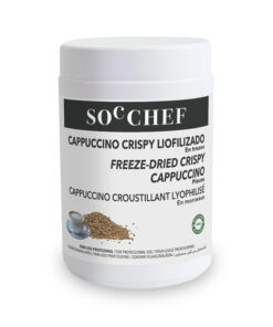Crispy Cappuccino lyophilisé 1–4 mm – Texture croustillante 200 g 10-109708 Soc Chef