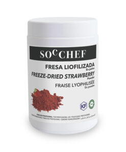 Poudre de fraise lyophilisée 0–1 mm – 100 % fruit, sachet 400 g 10-109726 Soc Chef
