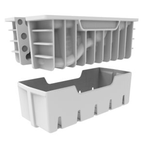 Kit North Pole 940 – Moules bûche froide 940 ml Silikomart 20.483.87.0065