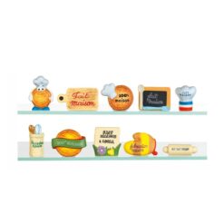 Fèves Fait Maison porcelaine mate – Assortiment 100 pièces Nordia 684999