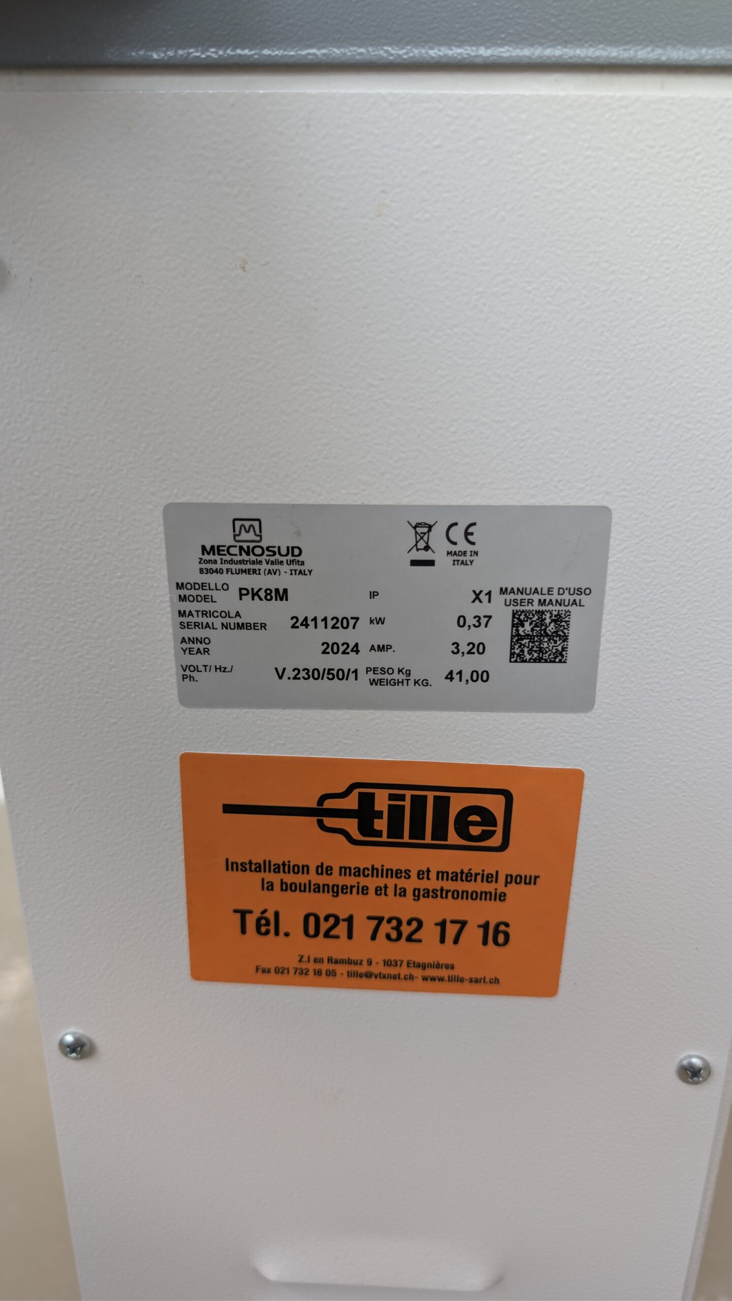 Pétrin à spirale 8kg – Image 2