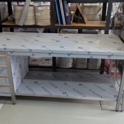 table inox 4 tiroirs