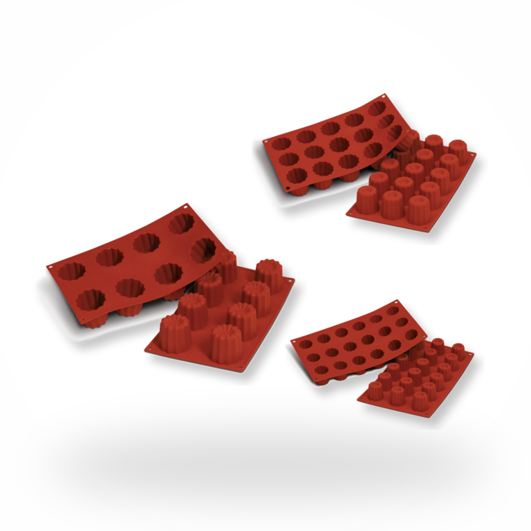 Moule silicone cannelés | 3 tailles