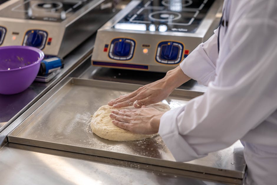 Atelier de pâtisserie professionnel en inox
