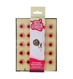 Yeux en chocolat halloween