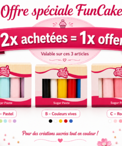 OFFRE spéciale FunCakes 2 + 1