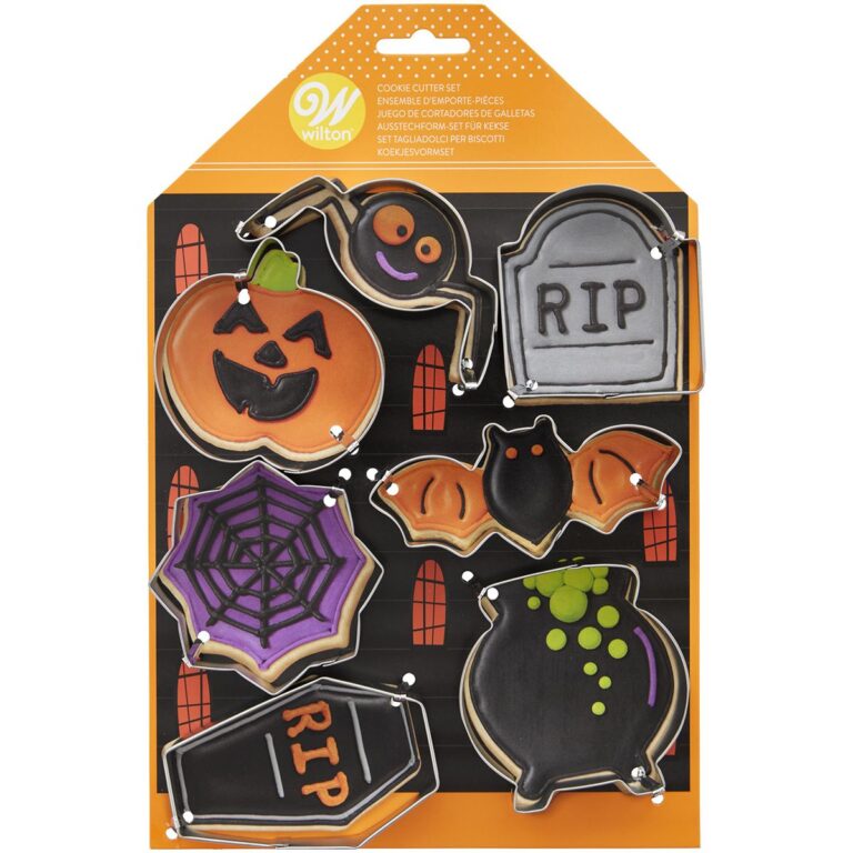 Lot de 7 emporte-pièces Halloween maison hantée – Wilton