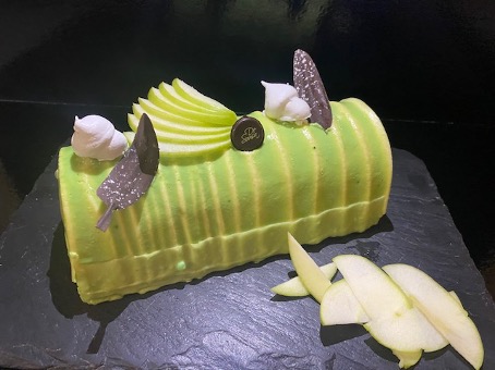 Bûche de Noël selon la recette d'un confiseur Suisse