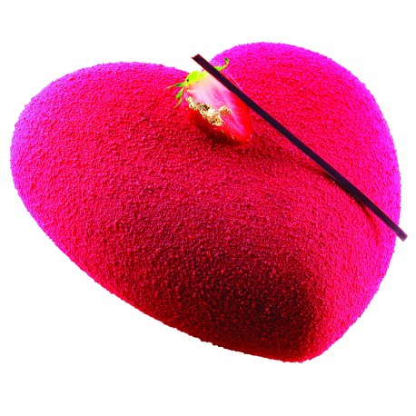 Moule en forme de coeur bombé pour la st-valentin