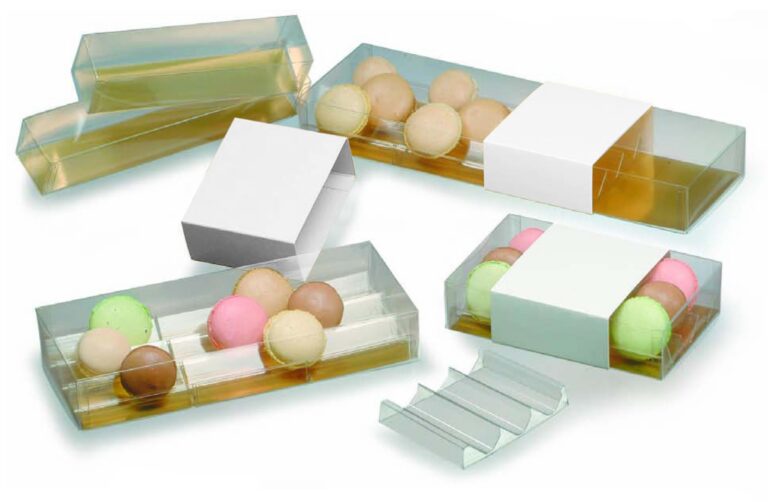 Boite macarrons PVC